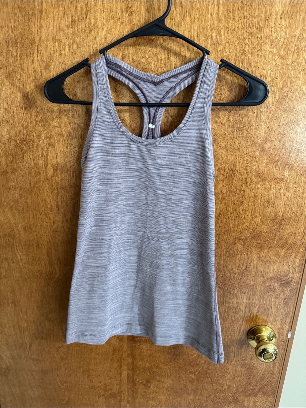 Women's Heathered Lululemon Racerback Tank Top - purple
